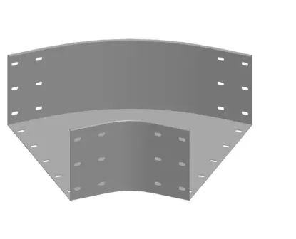 Зображення Поворот 45° горизонтальний KKZMP600H200 (370860)