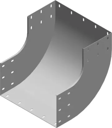 Зображення Поворот 90° горизонтальний - внутрішній LZWP300H200 (371830)