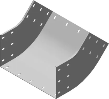 Зображення Поворот 45° горизонтальний - внутрішній LZWMC600H200 (372160)