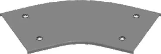 Зображення Кришка для горизонтального повороту 45° з фіксатором PZKKZMC100 (304910)