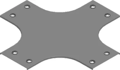 Зображення Кришка для кросовера з замком PZCZKZP50 (304405)