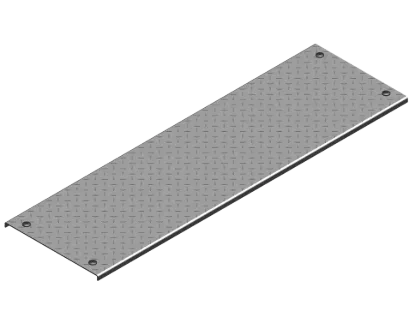 Зображення Кришка протекторної пластини з замком PZKRT400/3 (107040)