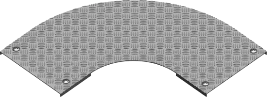 Зображення Кришка протекторної пластини для горизонтального поворот на 90° PZKZRT200 (305020)