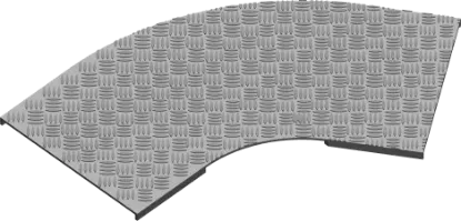 Зображення Кришка протекторної пластини для горизонтального поворот 45° PZKZMRT400 (305140)