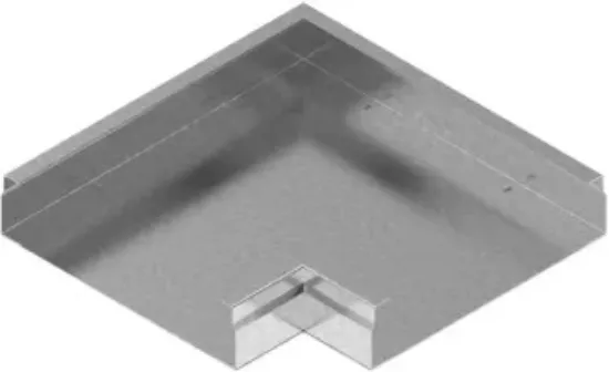 Зображення Поворот 90° горизонтальний KKN175H28 (520717)