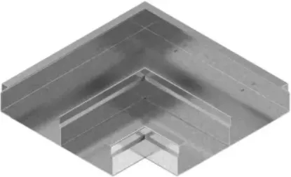 Зображення Поворот 90° горизонтальний - 2 компл. KKNd190H28 (520819)