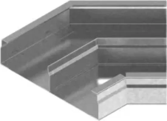 Зображення Поворот 45° горизонтальний - 2 компл. KKNMd250H38 (531125)