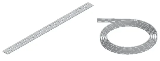 Зображення Смуга перфорована сталева PTC35/25 (641825)