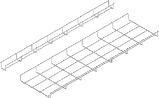 Зображення Лоток кабельний з дротяної сітки KDS200H35/3 (930120)