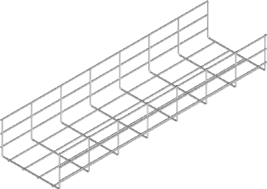 Зображення Лоток кабельний з дротяної сітки KDS500H110/3 (920150)