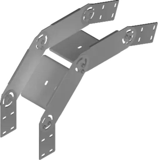 Зображення Поворот вертикальний регульований LZLP400H100 (313040)