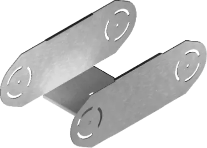 Зображення Елемент вертикального повороту регульований ELZP200H200 (373220)