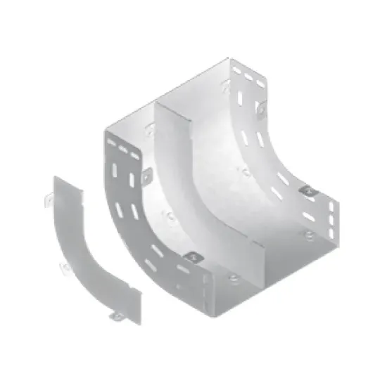 Зображення Перегородка дугова під кутом 90° внутрішня PLW80 (190104)