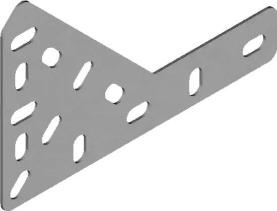 Зображення Пластина монтажна трикутна BTMD (751801)