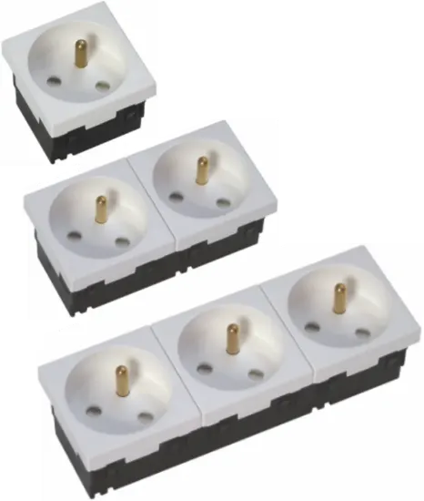 Зображення Розетка із заземленням 33°а GZ33U2 (281302)