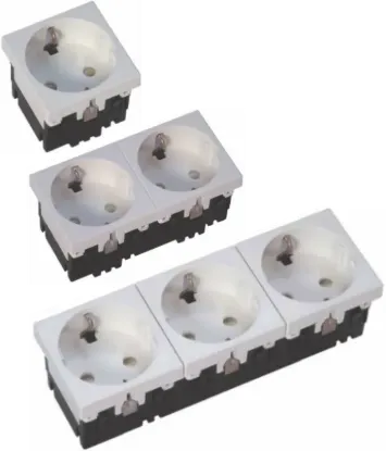 Зображення Розетка із заземленням Schuko GZUS2 (281402)