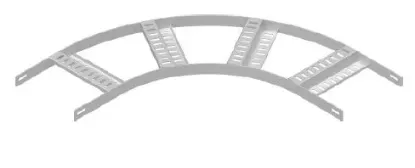 Зображення Поворот горизонтальний LDOZ150H30 (403115)