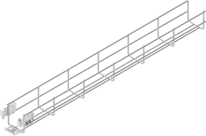 Зображення Лоток кабельний з армованої дротяної сітки із з'єднувачем Intergal Click KWDSZ60H60/3 (930107)