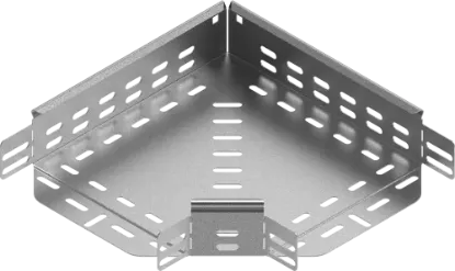 Зображення Поворот 90° горизонтальний з покриттям Magnelis KKP500H60MC (1628505)